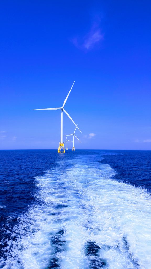duurzame windmolen op zee